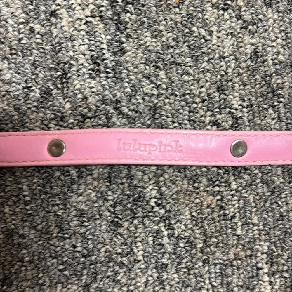 Dog Collar - Pink LOVE Rhinestone Dog Collar